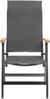 KETTLER SLEEK Multipositionssessel anthrazit/anthrazit/natur Aluminium/Outdoorgewebe/Teak 70 x 58 x 110 Bild 4