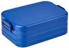 Mepal 2-tlg Bento-Lunchboxen Set Klein/Groß Take A – Brotdose mit Fächern, geeignet für bis zu 4 BZW. 8 Butterbrote, TPE/pp/abs, 0 mm Vivid Blue Bild 5