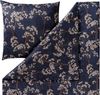 Estella Bettwäsche Riona 6969 625 Nachtblau Mako Interlock Jersey 155 x 220 + 80 x 80 cm Bild 2