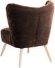 Sessel Kathy Bezug Veloursstoff Buche natur / braun 22640 Bild 4