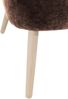Sessel Kathy Bezug Veloursstoff Buche natur / braun 22640 Bild 5