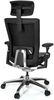 hjh OFFICE Profi Bürostuhl NOVA Leder Schwarz Bild 5