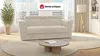 Vente-unique - RIZORA Sofa Stoff Beige - B 223 cm96 cm x H 93 cm x L 210 cm Bild 2