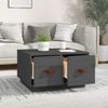 vidaXL Couchtisch Grau 60x53x35 cm Massivholz Kiefer 820968 Bild 3