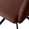Esszimmerstuhl Fenne aus Webstoff, drehbar und gepolstert, modernes Design, braun Bild 5