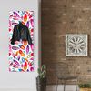 Queence Garderobe - "Kieran" Druck auf hochwertigem Arcylglas inkl. Edelstahlhaken und Aufhängung, Format: 50x120cm Bild 2