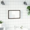 vidaXL LED-Badspiegel Braun Eichen-Optik 60x8,5x38 cm Holzwerkstoff 834929 Bild 4