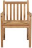 vidaXL Gartenstühle 8 Stk. mit Taupe Kissen Massivholz Teak 3073066 Bild 3