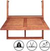 CASARIA® Balkonset 3-tlg Holz Wetterfest Bild 3