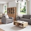 vidaXL Sofa 3 pcs Taupe 219 x 80 x 82 cm Leinenmischgewebe 3324664 Bild 3