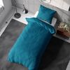 TRENDBUY24 Bettwäsche Bettwäsche Damast Bettwäsche gestreift Hotelbettwäsche Bettbezug, Mikrofaser, 2 teilig, peachfinish Bild 4
