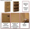 MCW Schuhschrank MCW-O39-SK Stauraum in 3 Klappfächern Bild 4