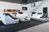 Mini Sofa Bianchi aus Leder - Kunstleder - weiß-schwarz - Rechts Bild 2