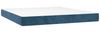 vidaXL Boxspringbett mit Matratze Dunkelblau 90x200 cm Samt 3129433 Bild 5