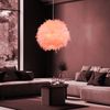 RGB LED Pendelleuchte mit Feder-Lampenschirm und Dimmer Bild 3