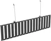 Vitavia Abklappbares Alu-Wandregal, schwarz, 120 x 31 cm Bild 4
