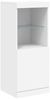 vidaXL Sideboard mit LED-Beleuchtung Weiß 41x37x100 cm 836686 Bild 5