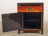 Nachttisch Vintage Orange Schwarz Kommode Kästchen chinesisch Asien Kolonial-Stil Antik-Stil Lowboard orientalisch Fernost shabby-chic Landhaus Bild 4