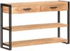 Sideboard, Kommode 120x30x75 cm Akazie Massivholz j600p Bild 2