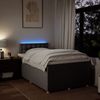 vidaXL Boxspringbett mit Matratze Taupe 120x200 cm Stoff 3288965 Bild 5