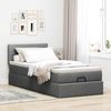 vidaXL Ottoman-Bett mit Matratze Dunkelgrau 90x190 cm Stoff 3311422 Bild 3