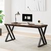 Tribesigns Schreibtisch 140 cm Industrie-Computertisch, Z-förmiger für Büro und Arbeitszimmer Bild 3