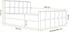 AX LIVING Boxspringbett 160x200 mit Bettkasten Orchido Grau – Luxus&Funktionalität Bild 3
