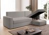 AX LIVING Karaman Schlafsofa mit Bettkasten Sofa Beige L Form 238 cm Bild 3