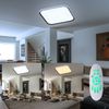 LED Deckenleuchte weiß, Fernbedienung, dimmbar, CCT, L 62 cm Bild 2