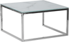 Couchtisch weiß / silber Marmor Optik 2er Set quadratisch BREA Bild 5