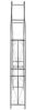 vidaXL Rosenbogen Dunkelgrün 142x37x275 cm Eisen 47094 Bild 3