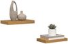 vidaXL Wandregal 2 pcs Beige 40 x 23,5 x 4 cm Holzwerkstoff 42019984 Bild 3