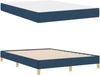 vidaXL Boxspringbett mit Matratze Blau 140 x 190 cm Stoff 3398569 Bild 5