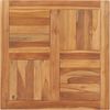 vidaXL Tischplatte Massivholz Teak 70×70×2,5 cm 48989 Bild 2