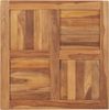 vidaXL Tischplatte Massivholz Teak 70×70×2,5 cm 48989 Bild 3