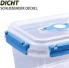 Vorratsdose für Lebensmittel ( 1500 ml ) - Blau - Frischhaltedosen Lunchbox, BPA-Frei luftdicht, Aufbewahrungsbox Meal Prep Box, Schale Bild 4