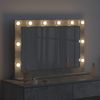 vidaXL Waschtischspiegel Rechtwinklig Beton Grau 80 x 55 x 18 cm 868296 Bild 3