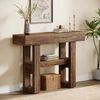 Tribesigns Konsolentisch 2-stufiger schmaler Sofatisch hinter der Couch 105 cm Eingangstisch Bild 2