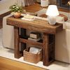 Tribesigns Konsolentisch 2-stufiger schmaler Sofatisch hinter der Couch 105 cm Eingangstisch Bild 4