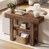 Tribesigns Konsolentisch 2-stufiger schmaler Sofatisch hinter der Couch 105 cm Eingangstisch Bild 3