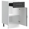 vidaXL Küchenunterschrank Kalmar Schwarz Holzwerkstoff 853468 Bild 5