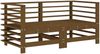 vidaXL Garten-Ecksofas 2 Stk. Honigbraun Massivholz Kiefer 825635 Bild 2