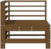 vidaXL Garten-Ecksofas 2 Stk. Honigbraun Massivholz Kiefer 825635 Bild 4