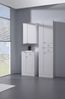 Hochschrank >Quickset 955< (BxHxT: 50x188,5x33 cm) in Weiß Hochglanz Bild 3