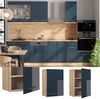 Hängeschrank Fame-Line Dunkelblau Hochglanz 50 cm Vicco Bild 2