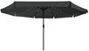 vidaXL Garten-Sonnenschirm Anthrazit 395 x 395 x 245 cm Polyester 42003646 Bild 3