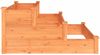 vidaXL Hochbeet Braun 120x120x56 cm Massivholz Tanne 364305 Bild 5