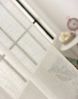 Woltu Gardine (2 St), Kräuselband, halbtransparent, 2er-Set mit Kräuselband Leinen Optik Bild 3
