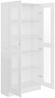 vidaXL Vitrinenschrank Weiß 82,5x30,5x185 cm Holzwerkstoff 802768 Bild 4