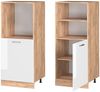 Vicco Küchenschrank Küchenzeile R-Line, Weiß Hochglanz, Backofenumbauschrank 60 cm (halb) Bild 5